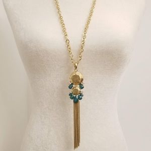MACY'S Long Pendant Tassel Necklace